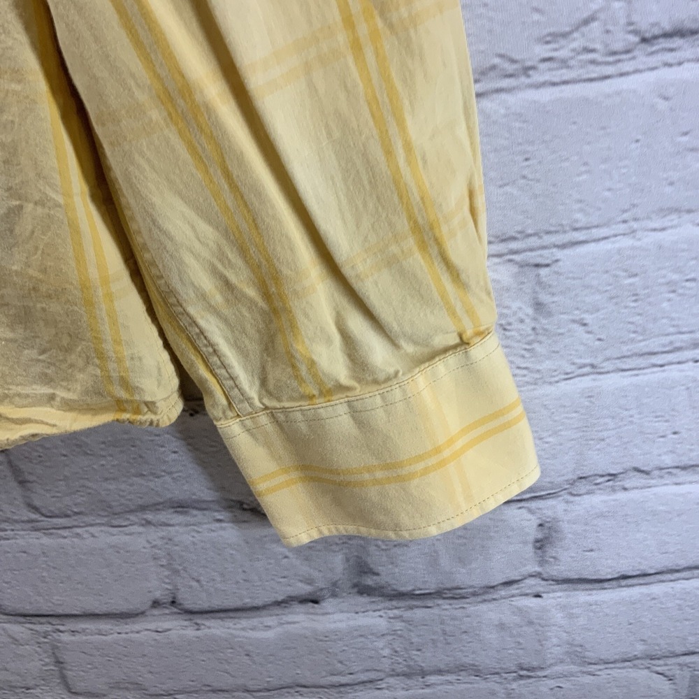 Cutter & Buck Button Down Shirt Mens Sz S Yellow - Picture 4 of 10